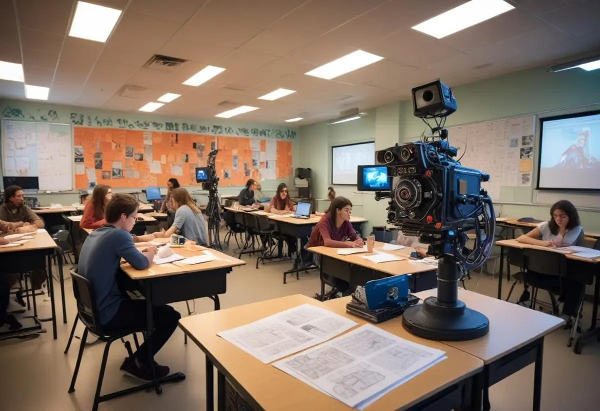 Följ med på äventyret på Mikael Elias teoretiska gymnasium! illustration